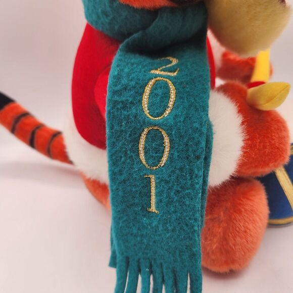 2001 Disney Store Tigger Drummer Plush 11.5" Musical Motion Activated Christmas - Picture 3 of 16
